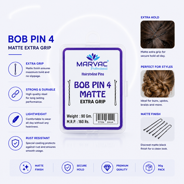 Marvac Bob Pins No.4 Black ...
