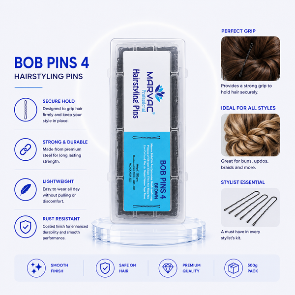 Marvac Bob Pins No.4 Black ...