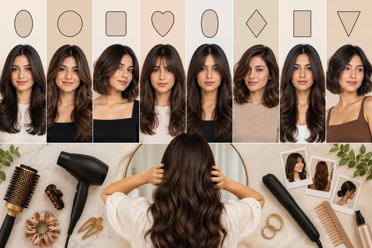 अलग-अलग Face Shapes के लिए कौन-सा Hairstyle सही है? 9 Powerful Styles Guide!