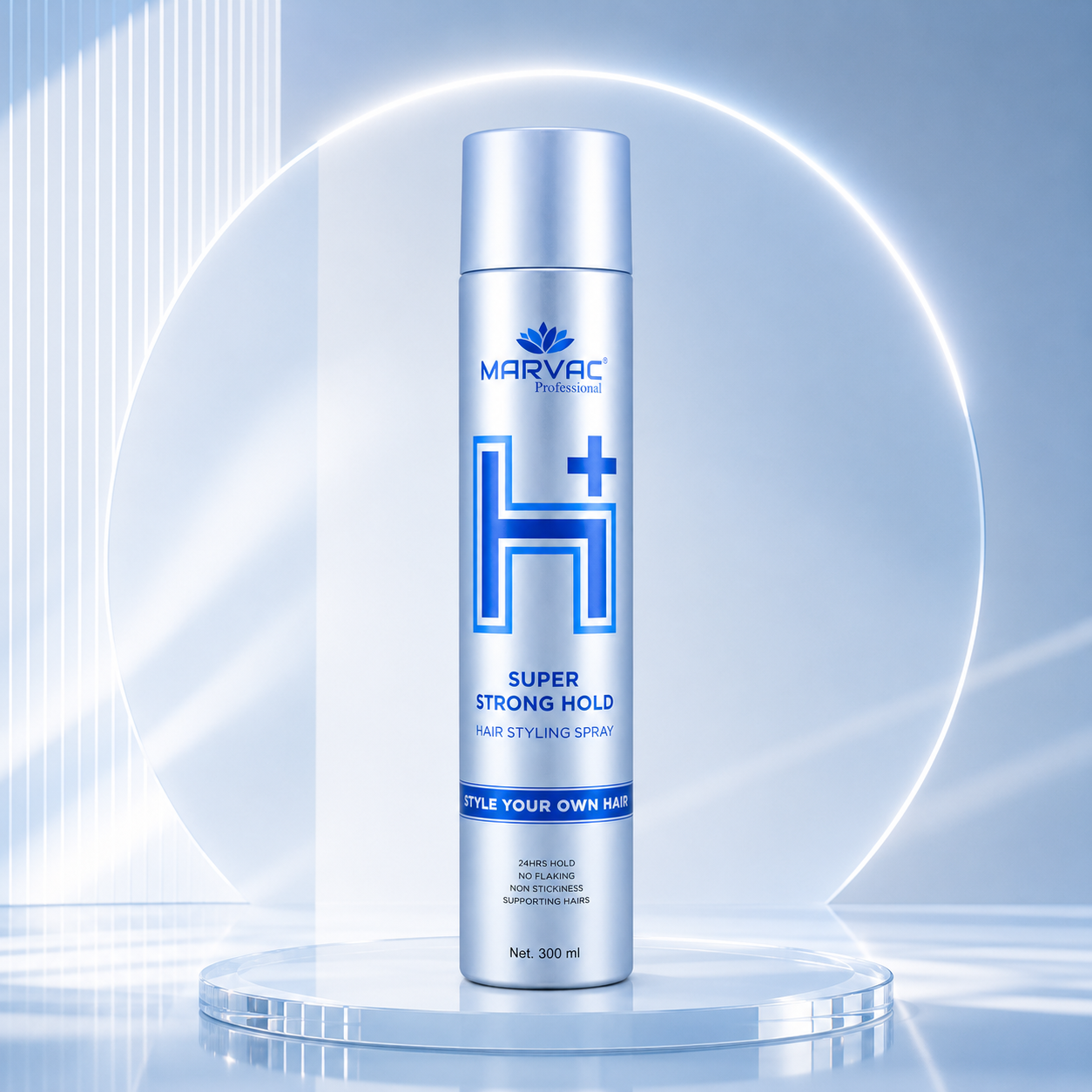 Marvac H+ Super Strong Hold Hair Spray 300ml
