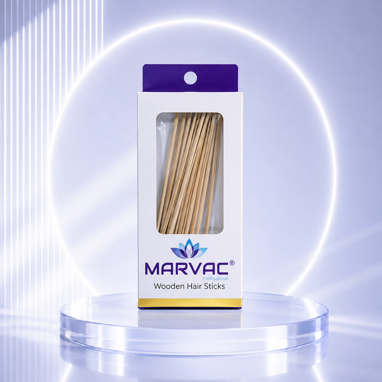 Marvac Wooden Hair Sticks Strong Hold for Bun & Updo Styling
