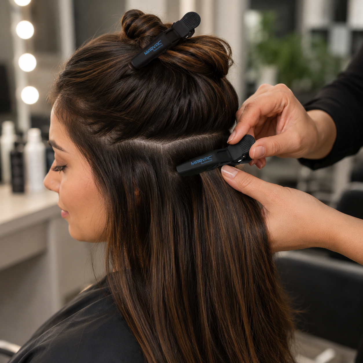 Marvac Crocodile Hair Clips for Sectioning - Strong Hold Salon Clips