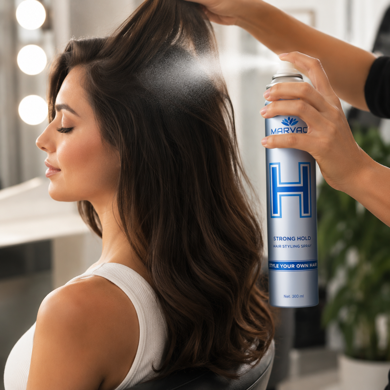 Marvac H Strong Hold Hair Spray 300ml
