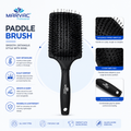 MARVAC Professional Large Paddle Hair Brush for Detangling & Styling