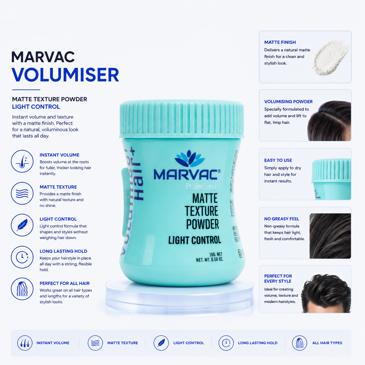 Marvac Hair Volumiser - Bun Maker for Volume & Updo Styling