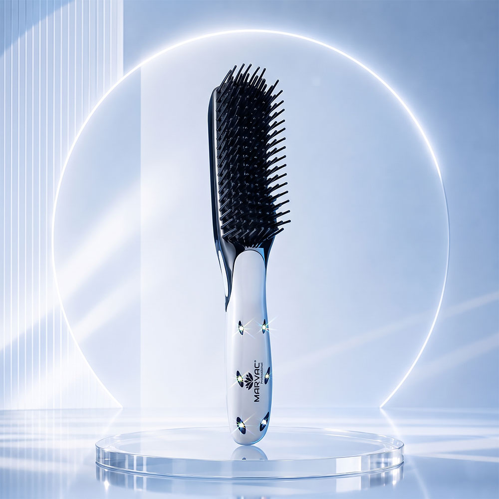 Marvac Detangling Hair Brush – Gentle Tangle-Free Styling Brush