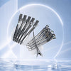 Marvac Large Silver Section Clips for Thick Hair - Strong Hold Metal Clips