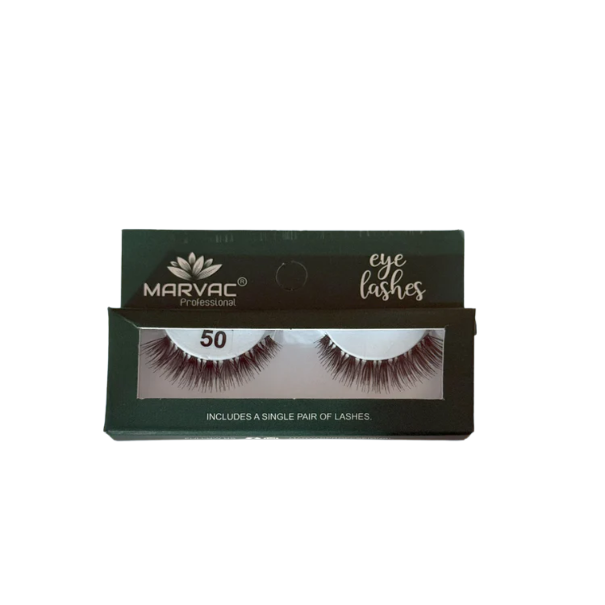 Marvac Eyelash 50 natural look false eyelashes lightweight reusable lashes for daily wear and party makeup