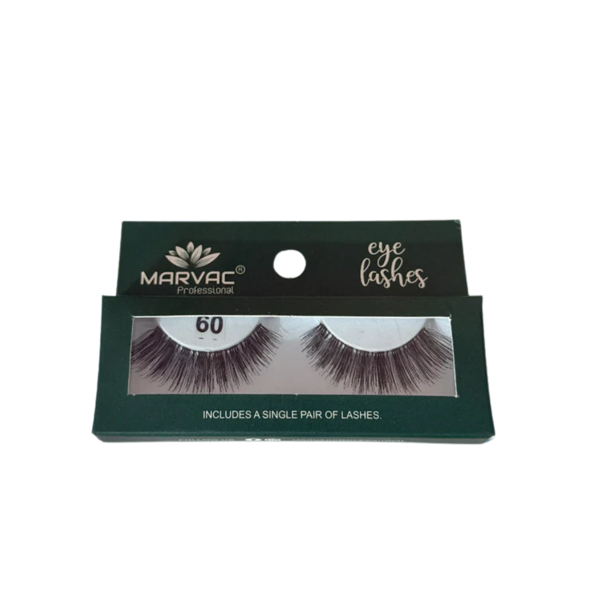 MARVAC Eyelash 60 natural volume false eyelashes lightweight reusable eye makeup lashes