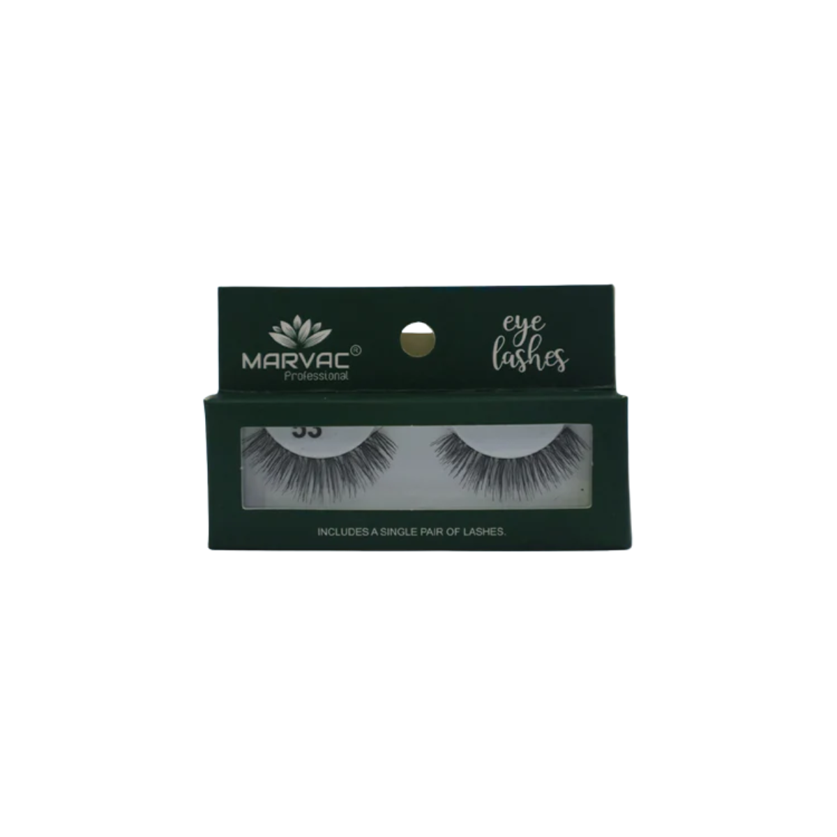 MARVAC Eyelash 63 natural volume false eyelashes lightweight reusable eye makeup lashes pack