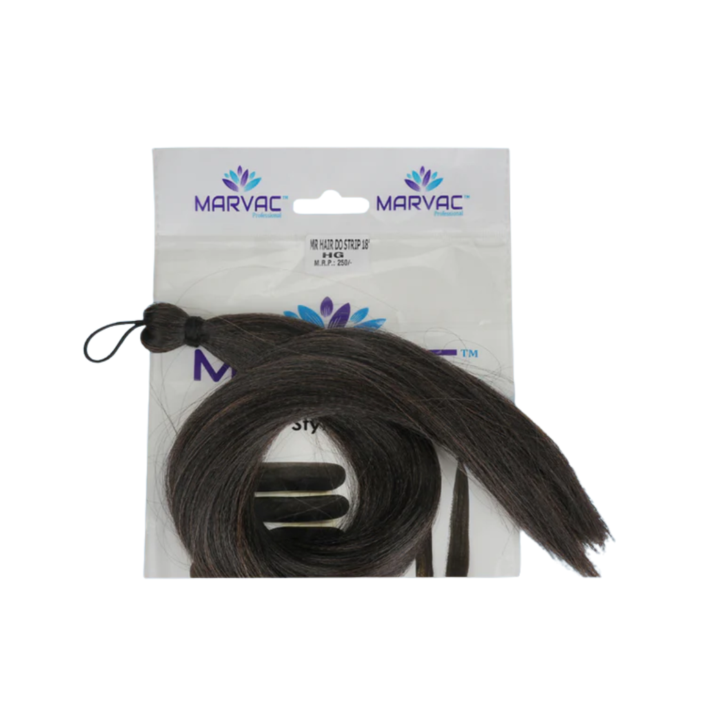 Marvac Hair Do Strip 18 inch HG natural hair extension strip for length volume and styling