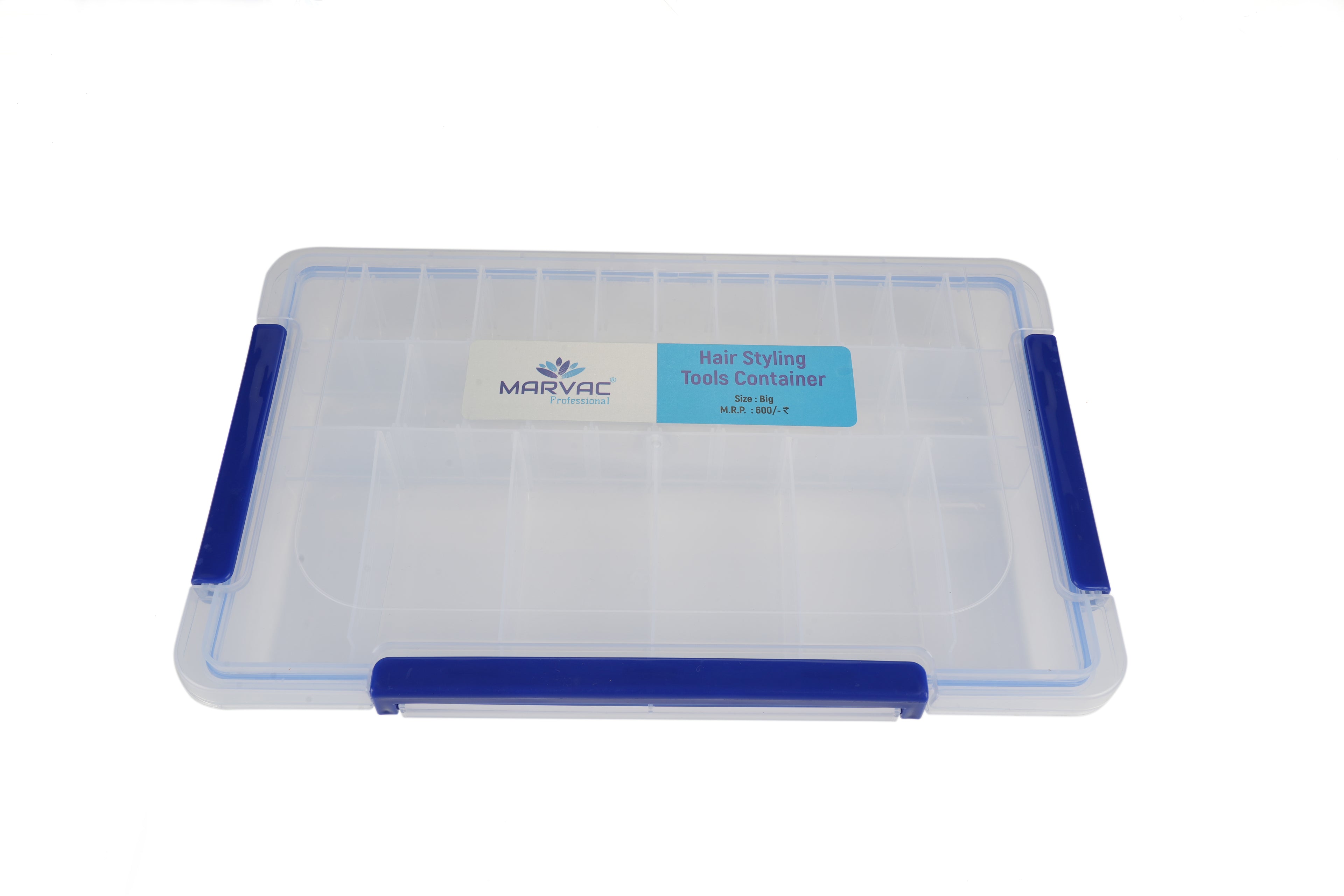 Marvac big hair styling tools container salon storage box for organizing hair accessories and tools
