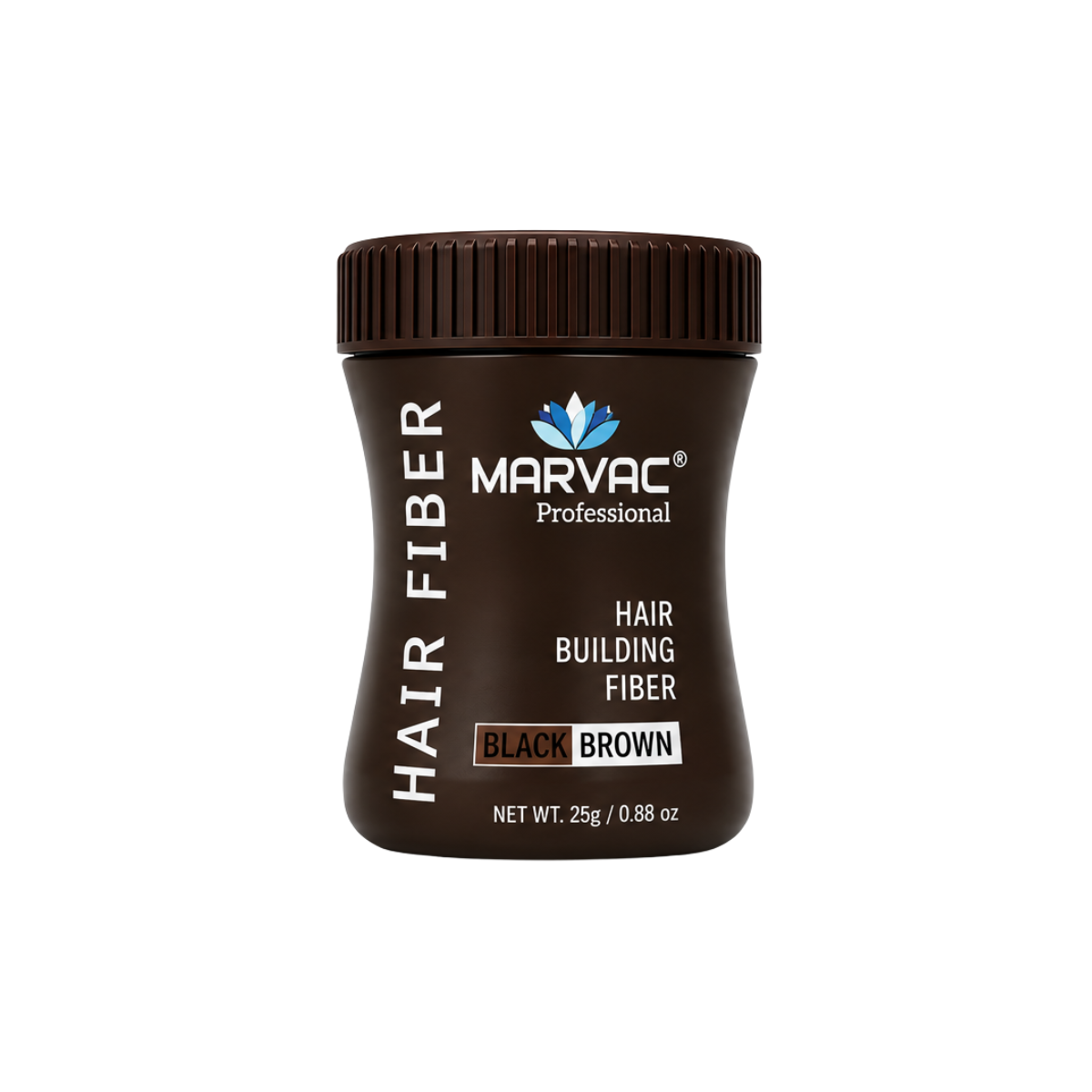 Marvac Hair Fiber Powder Brown 13.5g - Instant Hair Thickening