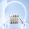 Marvac Small Silver Section Clips for Fine Hair - Metal Salon Clips