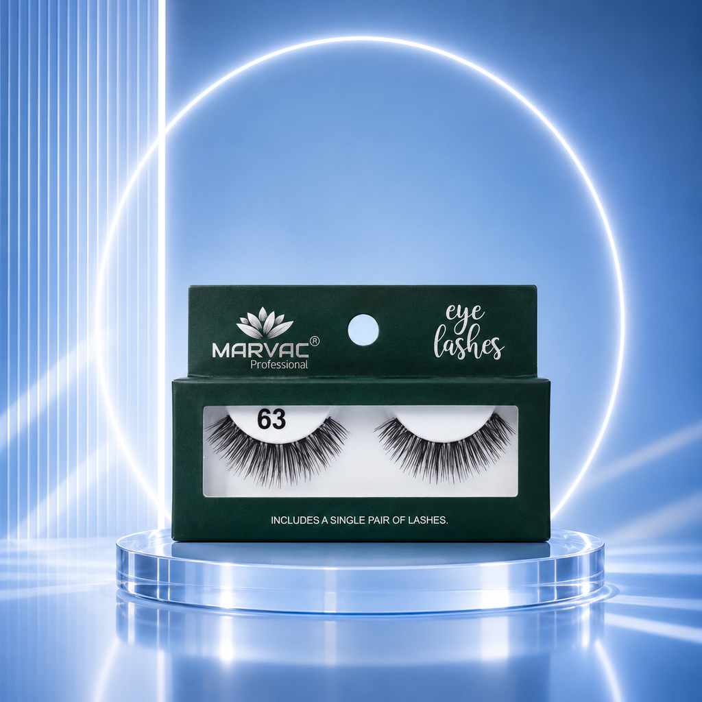 Marvac Eyelash 63 - Natural Volume False Eyelashes