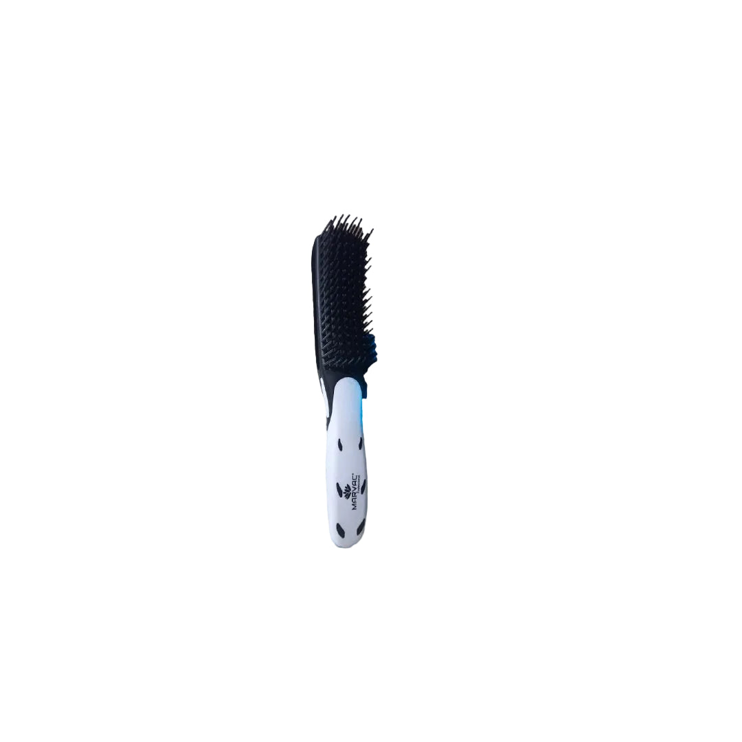 Hair detangling brush for wet and dry knot removal