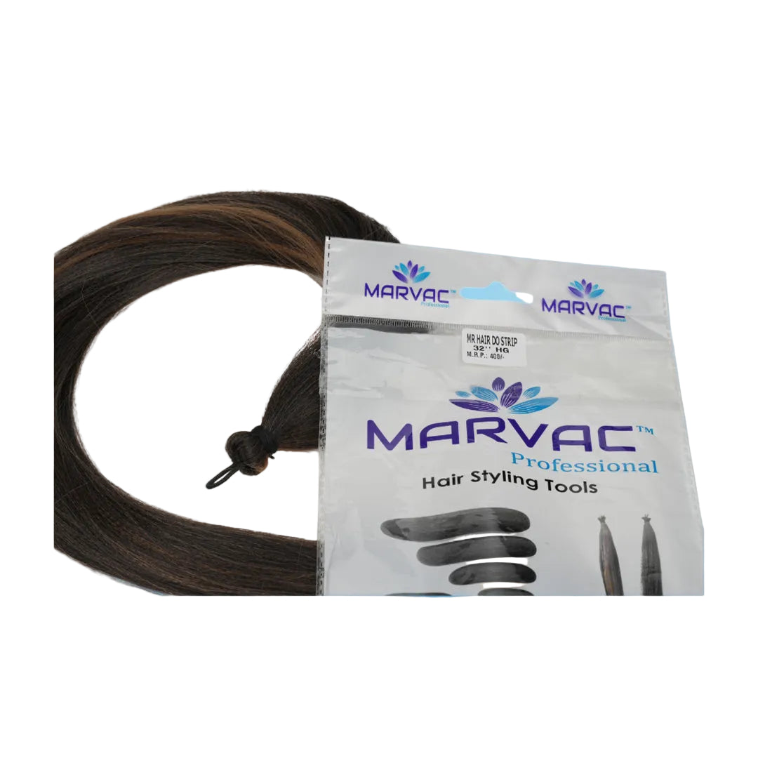 Marvac HG-32 Hair Extension Strip for bun styling and professional hair extensions