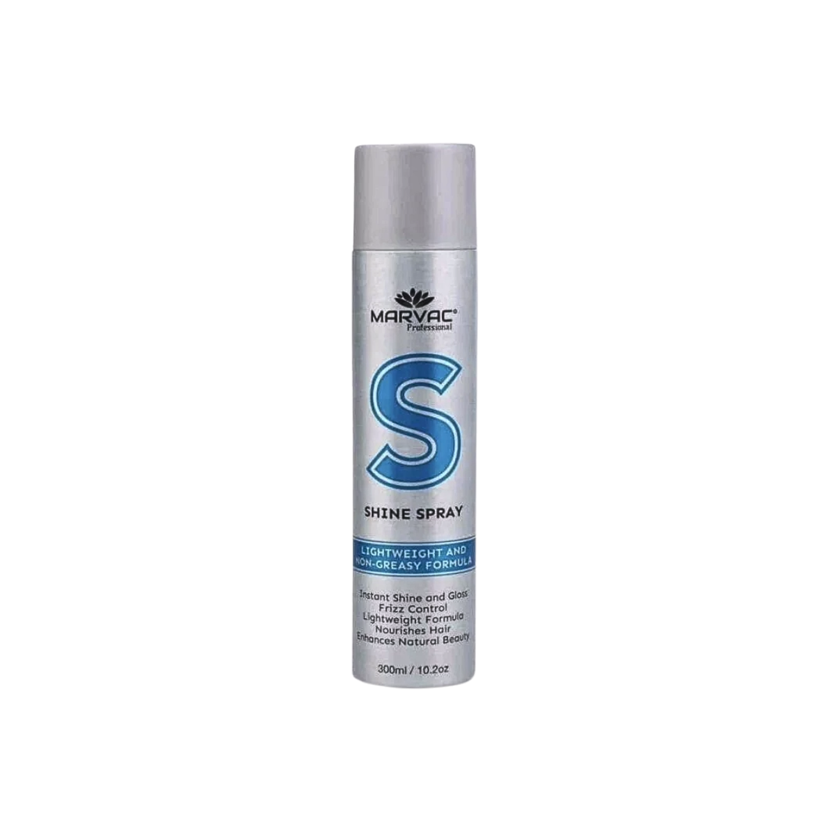 Marvac Shine Hair Spray 300ml professional hair styling spray for glossy salon finish