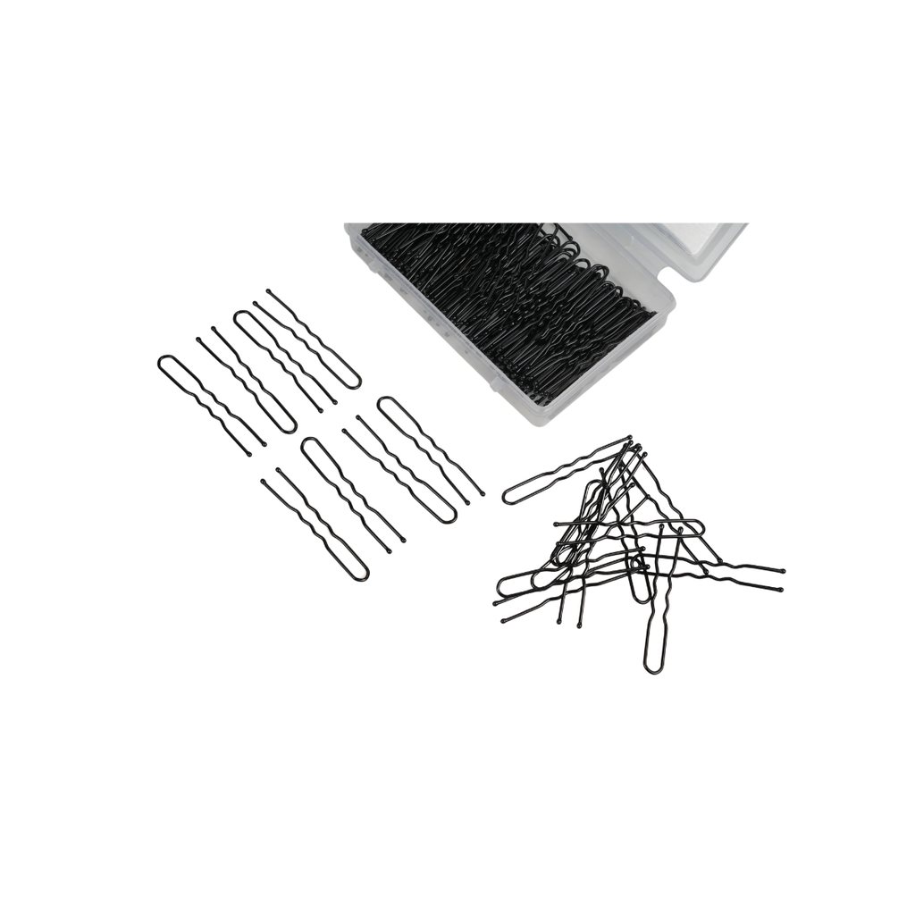 Metal U pins No.5 135g pack for secure bun hairstyles and updos