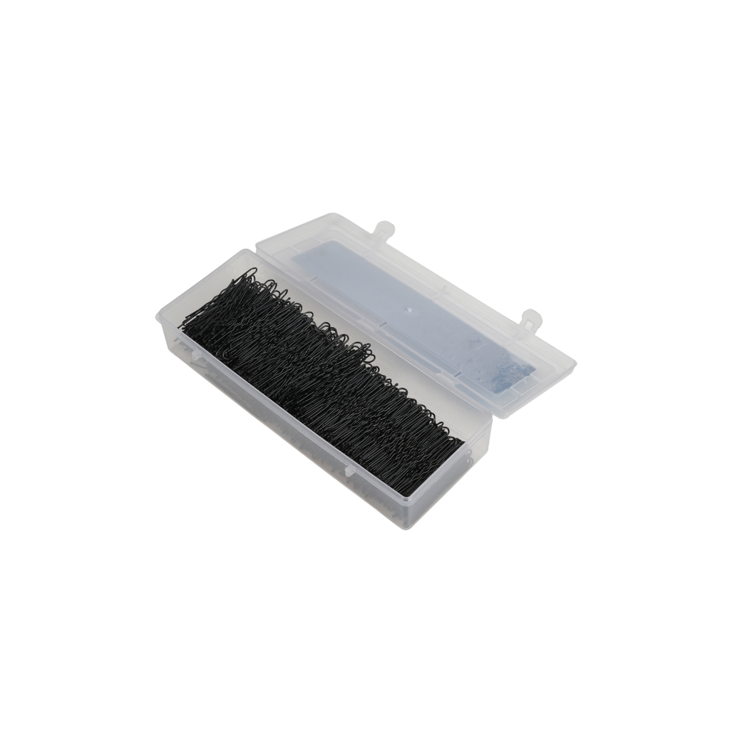 Side view of U Pins No.5 500g salon pack for secure bun fixing