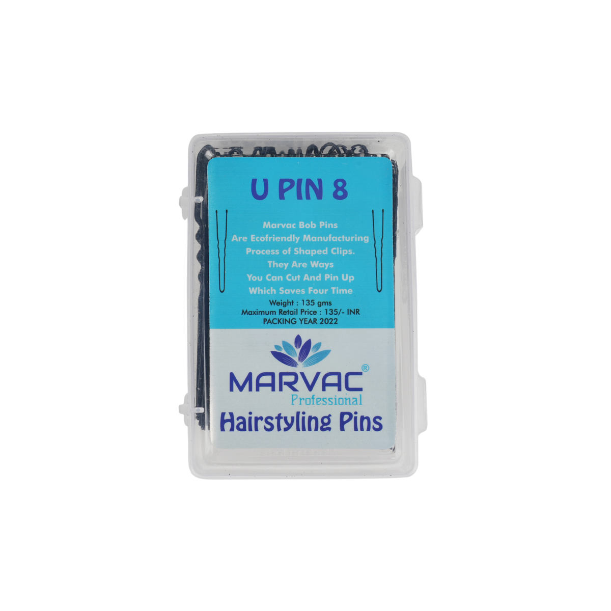 U Pins No 8 135g pack for bun and thick hair styling